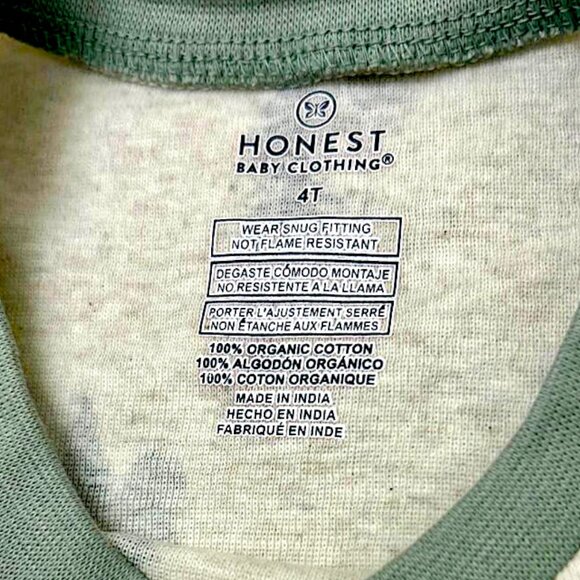 NWT Honest Trees Evergreen Dreams Pajama Set – Cozy Forest Print Snugfit Cotton - Picture 3 of 5